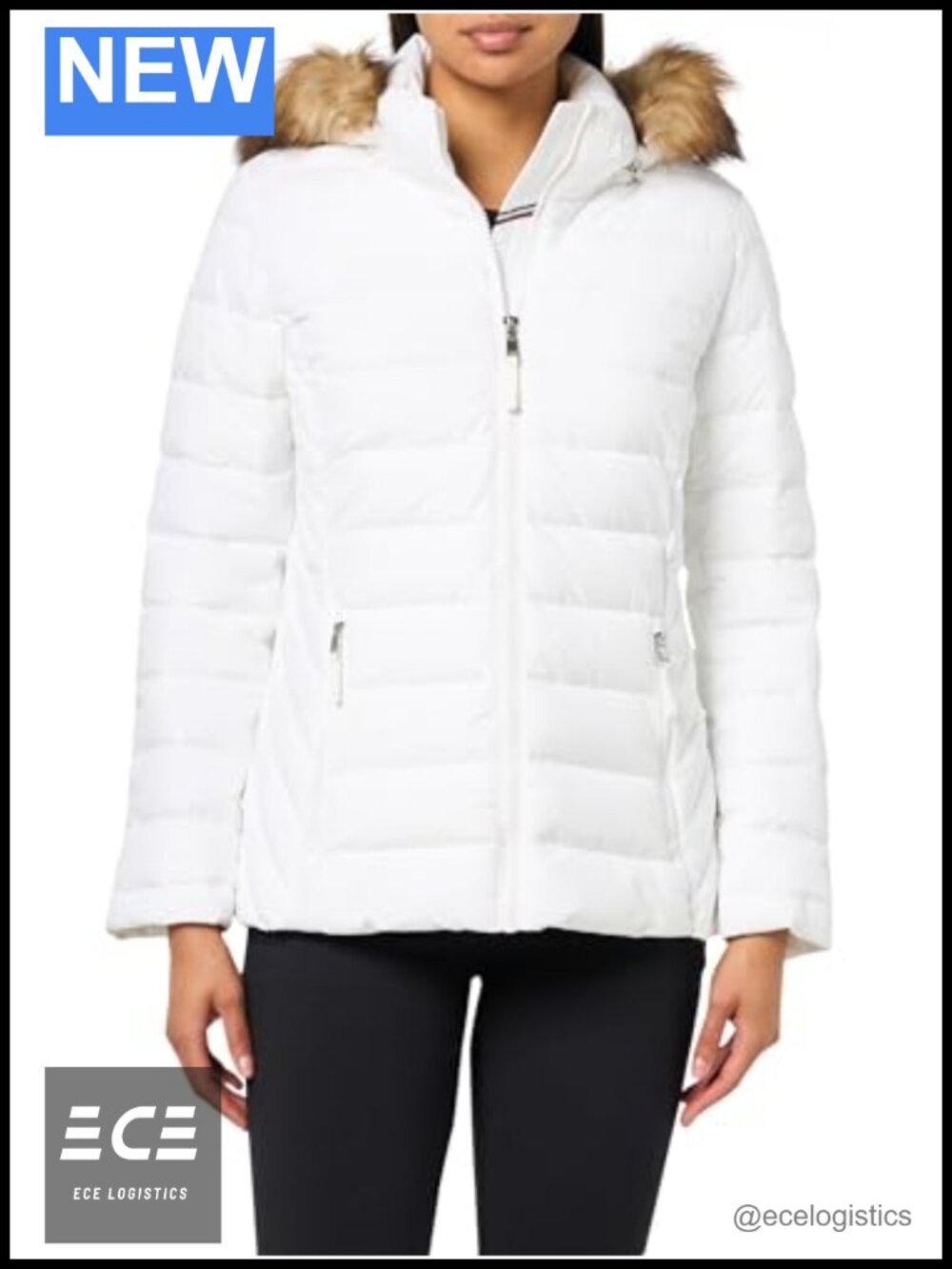 Tommy Hilfiger Women's Heavy Weight Essential Short Puffer Jacket